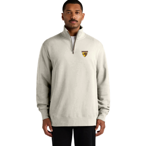 Hawthorn Essentials Half Zip Crew - Ecru