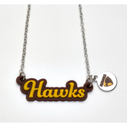 Hawthorn Script PVC Necklace