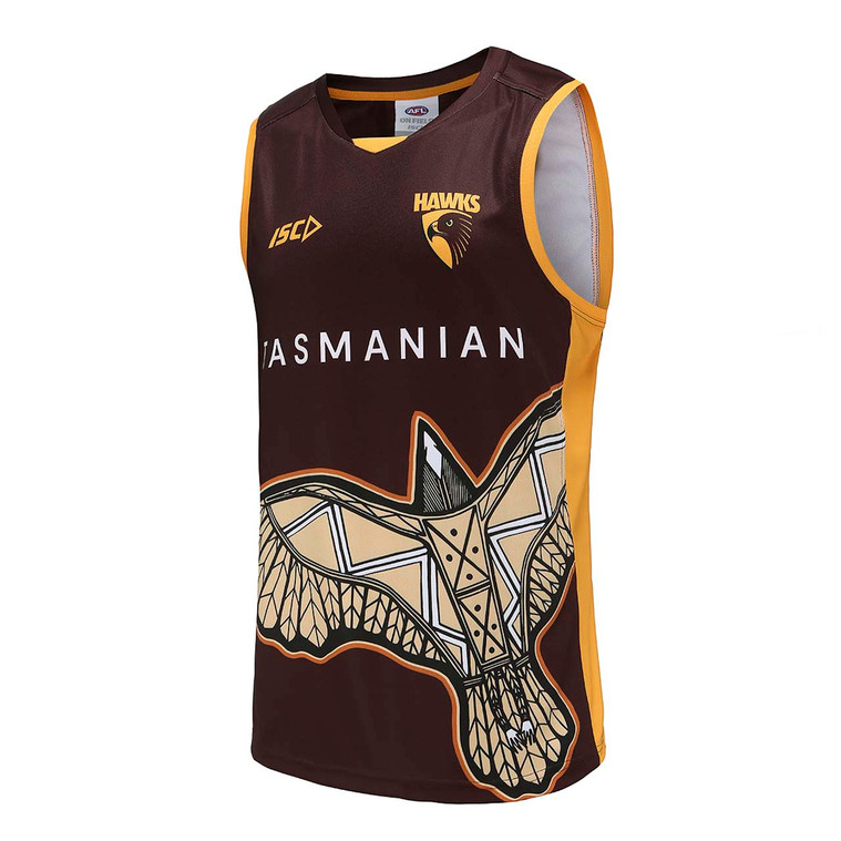 Hawthorn ISC Mens Brown Training Guernsey