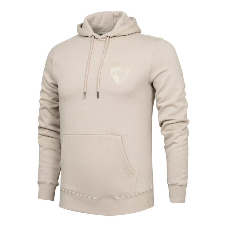 Hawthorn Mens Stone Tonal Logo Hood