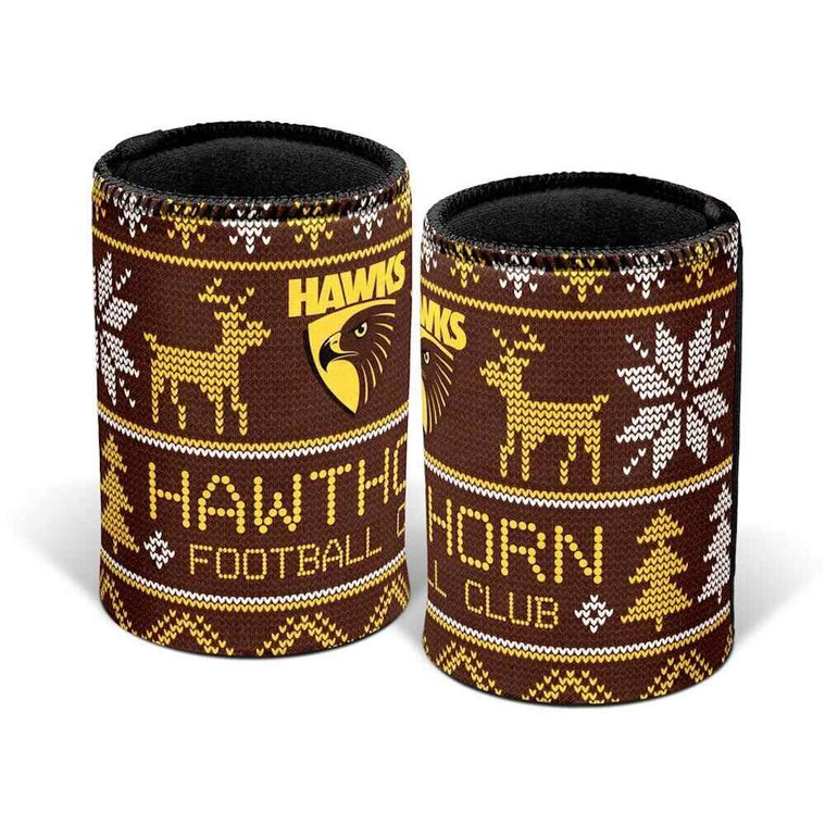 Hawthorn Ugly Christmas Can Cooler