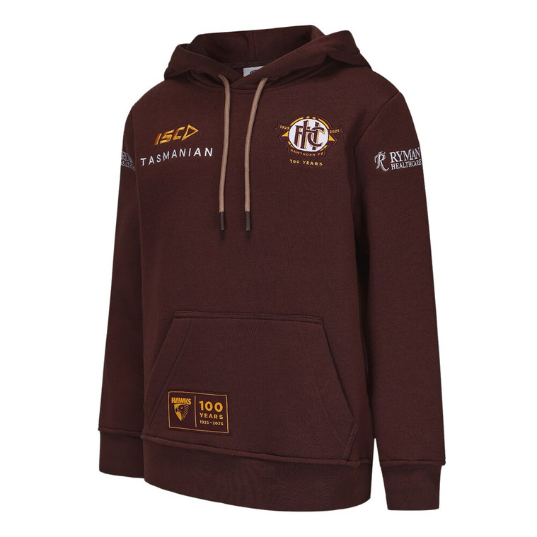 Hawthorn 2025 ISC 100 Year Kids Fleece Hood