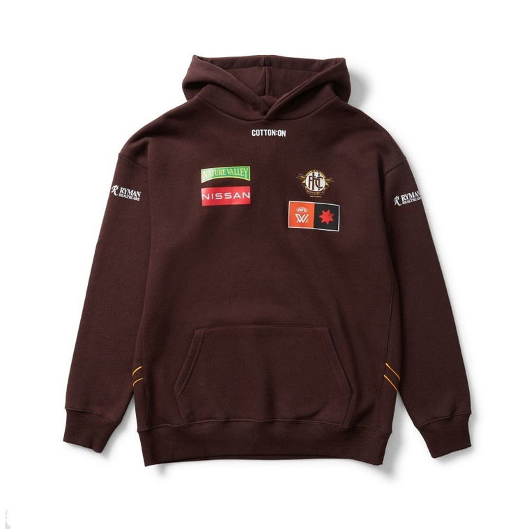 Hawthorn AFLW 2025 Womens Fleece Hoody