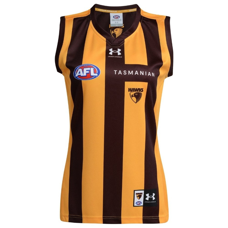 Hawthorn 2026 UA Womens Home Guernsey Hawthorn 2026 UA Womens Home Guernsey
