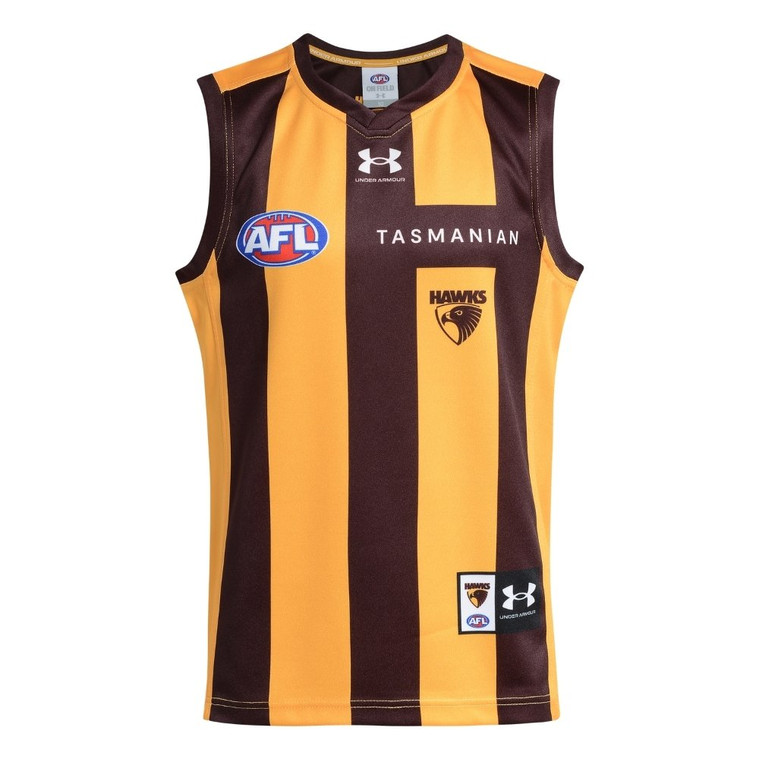 Hawthorn 2026 UA Kids Home Guernsey