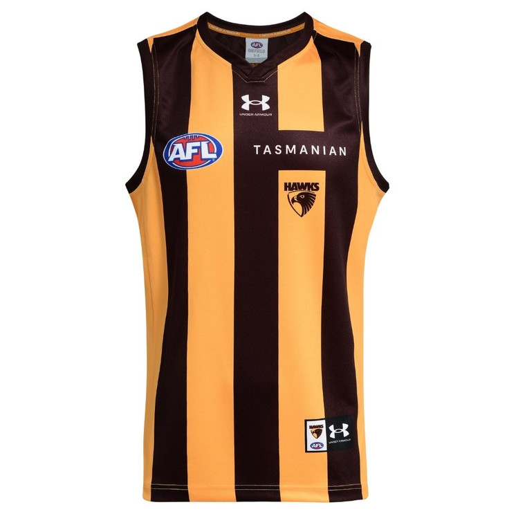 Hawthorn 2026 UA Mens Home Guernsey