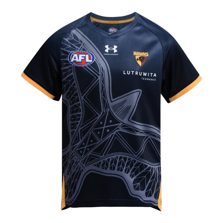 Hawthorn 2026 UA Youth Run Out Tee