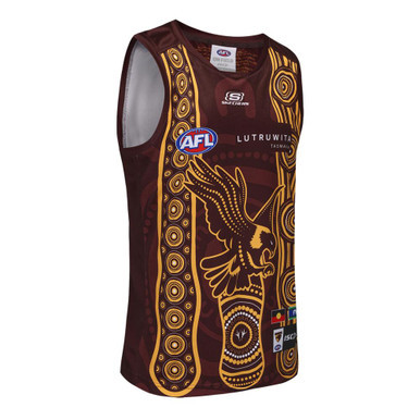 Hawthorn 2025 ISC Mens Indigenous Guernsey Brown