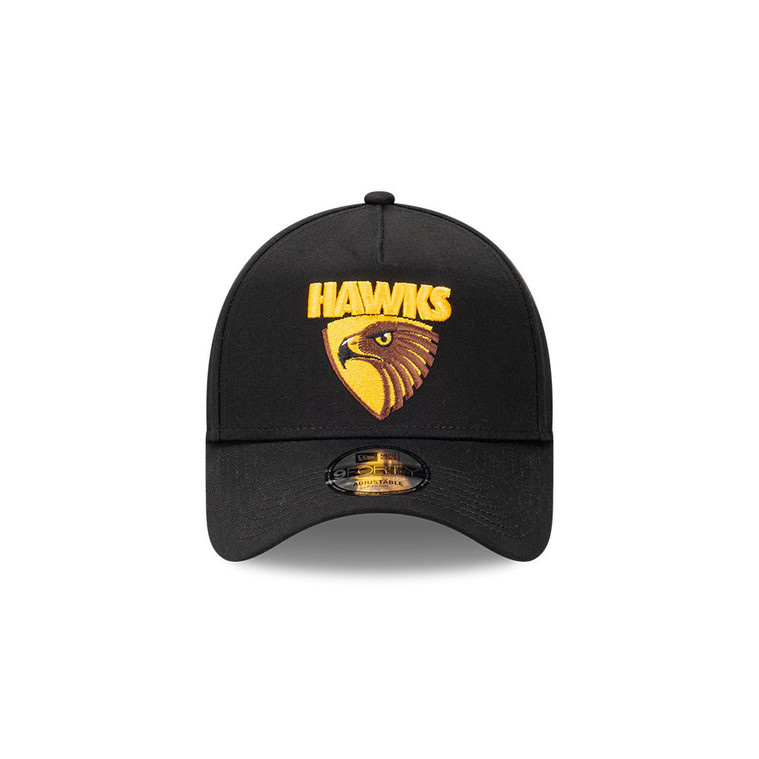 Hawthorn New Era 9Forty AFrame Black Cap