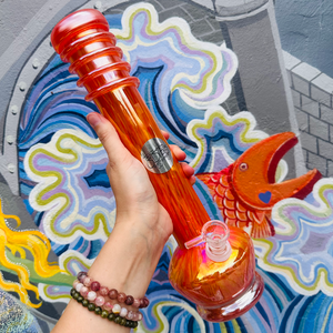 Gold Fish Orange Bong
