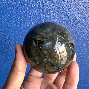 Large Labradorite Sphere Large Labradorite Sphere