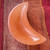 Peach Selenite Moon Bowls
