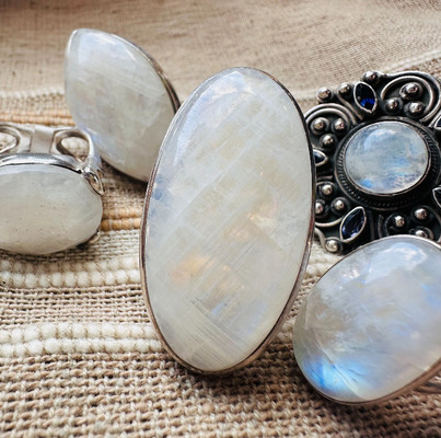 Explore the Magic of Rainbow Moonstone Rings
