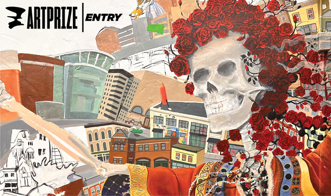 Art Prize x Shakedown Street Interactive Mural by Erica Kuhl