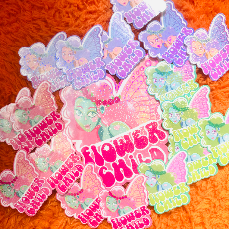 Flower Child Sticker - Mary Jane