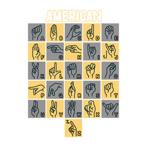 American Sign Language Alphabet American Sign Language Alphabet