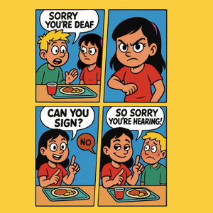 Sorry you're deaf tshirt Sorry you're deaf tshirt