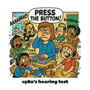 Hearing test tshirt Hearing test tshirt