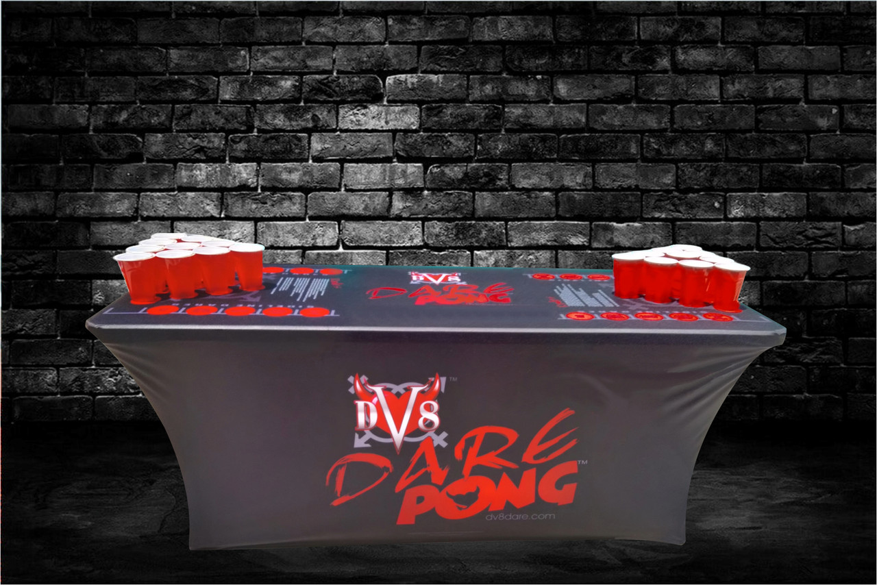 DV8 Dare Pong™ Cloth Beer Pong Table Cover