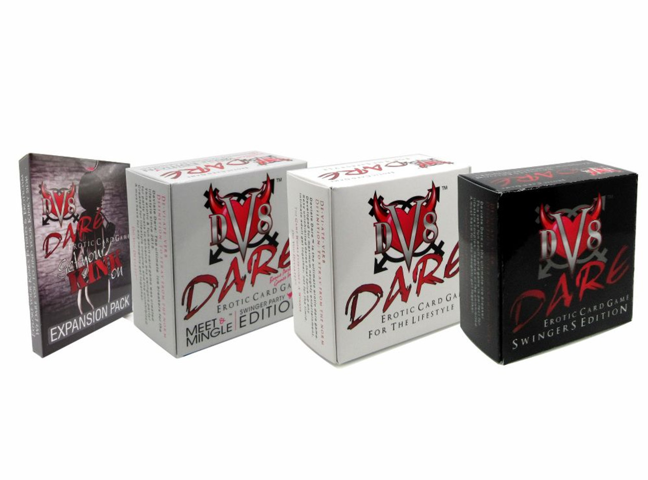 DV8 Dare™ Erotic Card Games Foursome Complete Party Pack