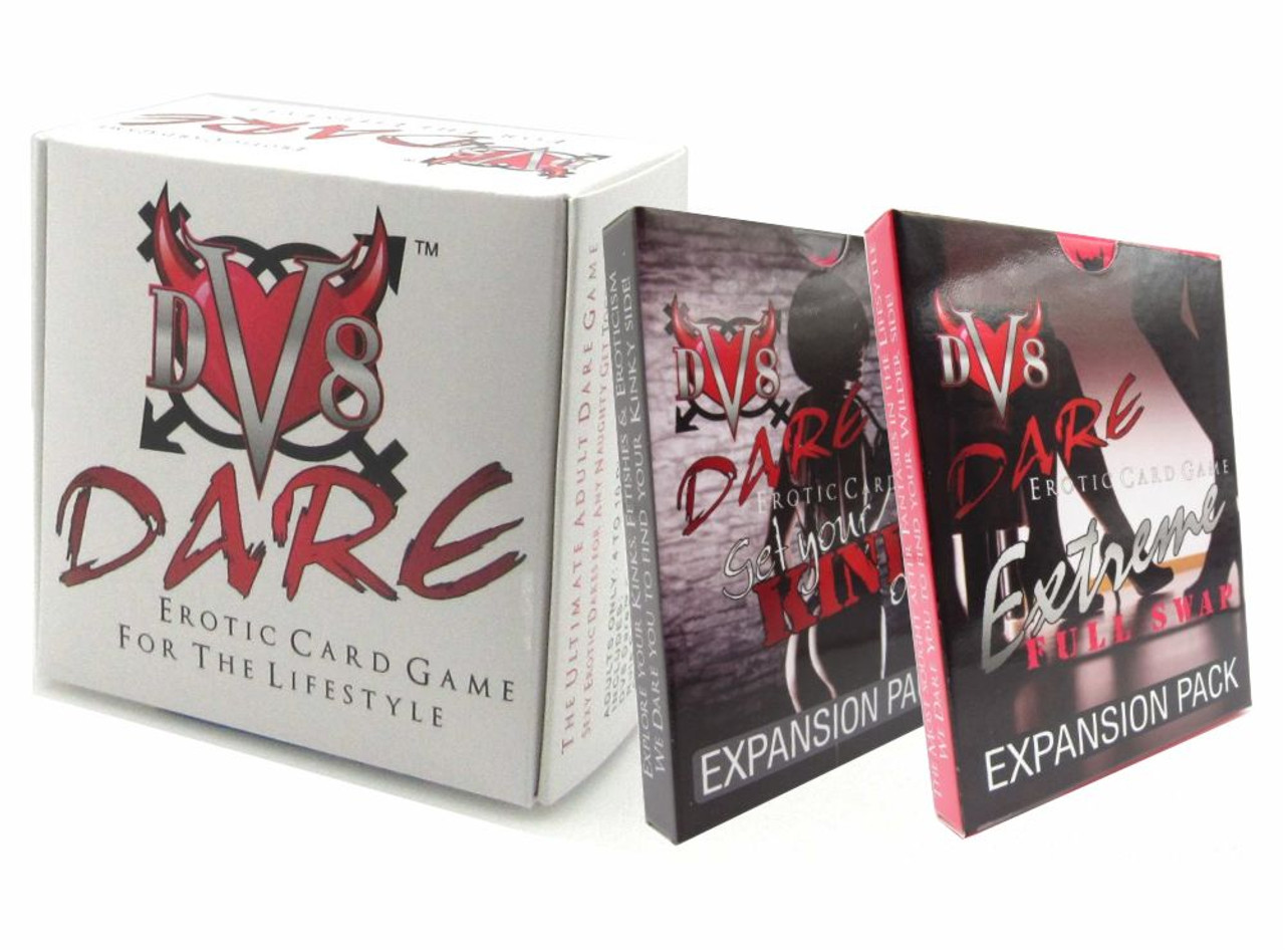 DV8 Dare Mé·nage à Trois Combo Pack Game for the Lifestyle, Get your kink on and Extreme Full Swap Erotic Card Games photo