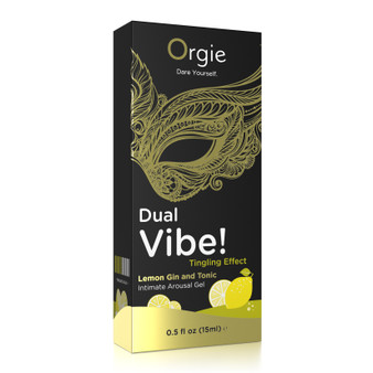 Dual Vibe! Kissable Liquid Vibrator - Lemon Gin And Tonic