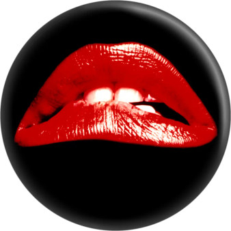 Rocky Horror - Bite-Down Lip 1.25" Button