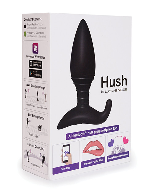 Lovense Hush 1.5" Butt Plug - Black