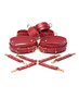 Crimson Captive Thigh, Wrist, Ankle Hog Tie Restraints - Red