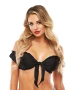 Teacher's Pet School Girl Tie Top Black or White OS