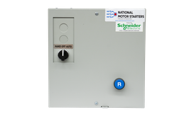 NEMA 230V 3-Phase Motor Starter with NEMA Type 1 Enclosure (S00-XB-9A-G-6-2-PM-SX8)