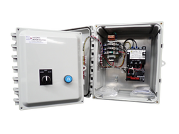 NEMA 230V 3-Phase Motor Starter with NEMA Type 3,4,4X,12 Enclosure(S1-230-27A-P-7-4-PM-SX8)