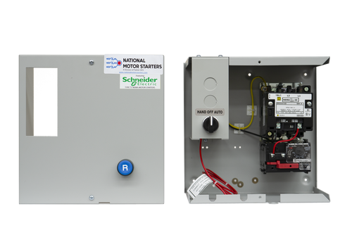 NEMA 208V 3-Phase Motor Starter with NEMA Type 3R Enclosure (S1-XH-27A-R-3-4-SX8)