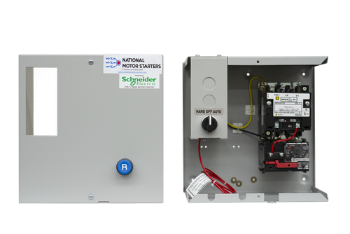 NEMA 208V 3-Phase Motor Starter with NEMA Type 4 Enclosure (S0-120-18A-W-6-PM-SX8)