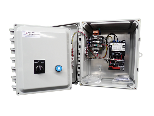 NEMA 208V 3-Phase Motor Starter with NEMA Type 3,4,4X,12 Enclosure(S0-24-18A-P-6-4)