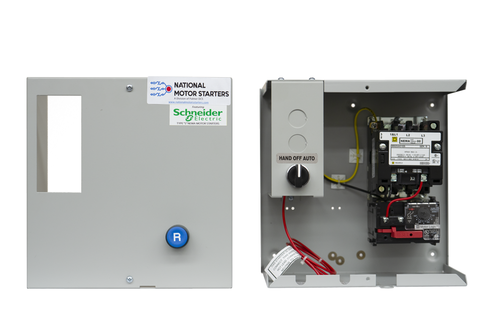 Boîtier De Démarreur Magnétique UL Nema 4X – 20HP 480V, 23-32A, 220VAC Triphasé