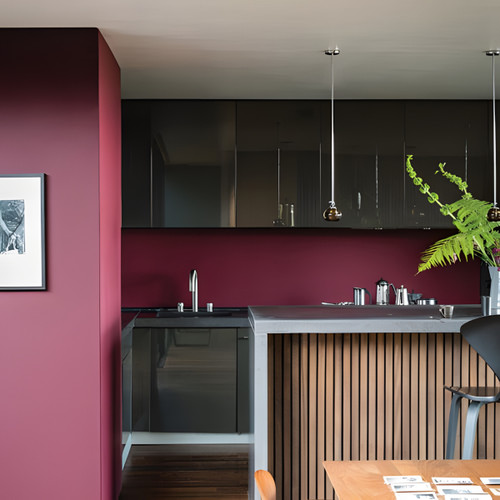 Peinture  Estate Eggshell - Satin - 297 PREFERENCE RED- 5L