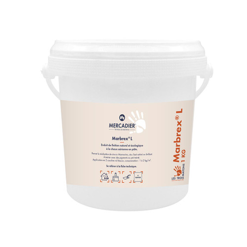Marbrex L - Non Teinté - 1 kg  - Enduit de chaux