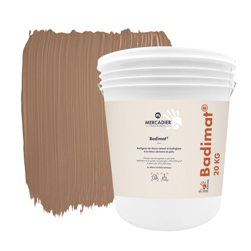 Badigeon de Chaux Badimat® - Couleur KOHI - Préteinté pâte pigmentaire - 20kg