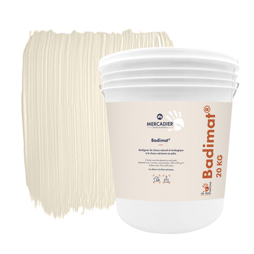 Badigeon de Chaux Badimat® - Couleur SUNA - Préteinté pâte pigmentaire - 20kg