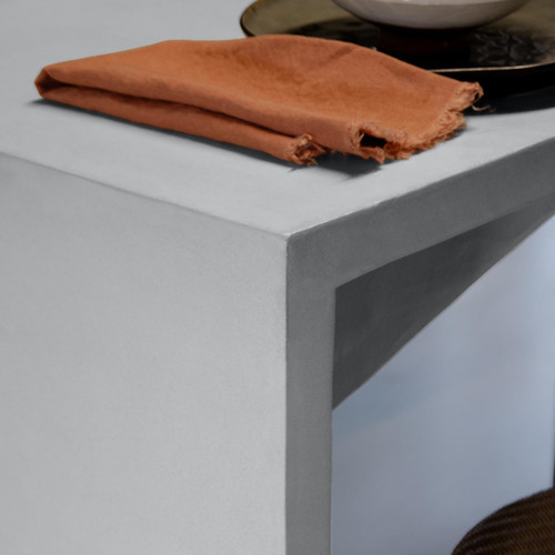 Enduit Béton Coloré - EBC - Couleur BROUILLARD - Patch réalisation