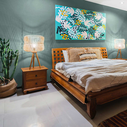 Peinture l'Extra - Satin -Couleur SANTOLINE - Patch réalisation