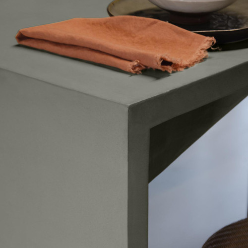 Enduit Béton Coloré - EBC - Couleur AVANT L'ORAGE - Patch réalisation