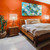 Peinture - La Céramat - Mat Profond - Couleur TANGERINE - Patch réalisation
