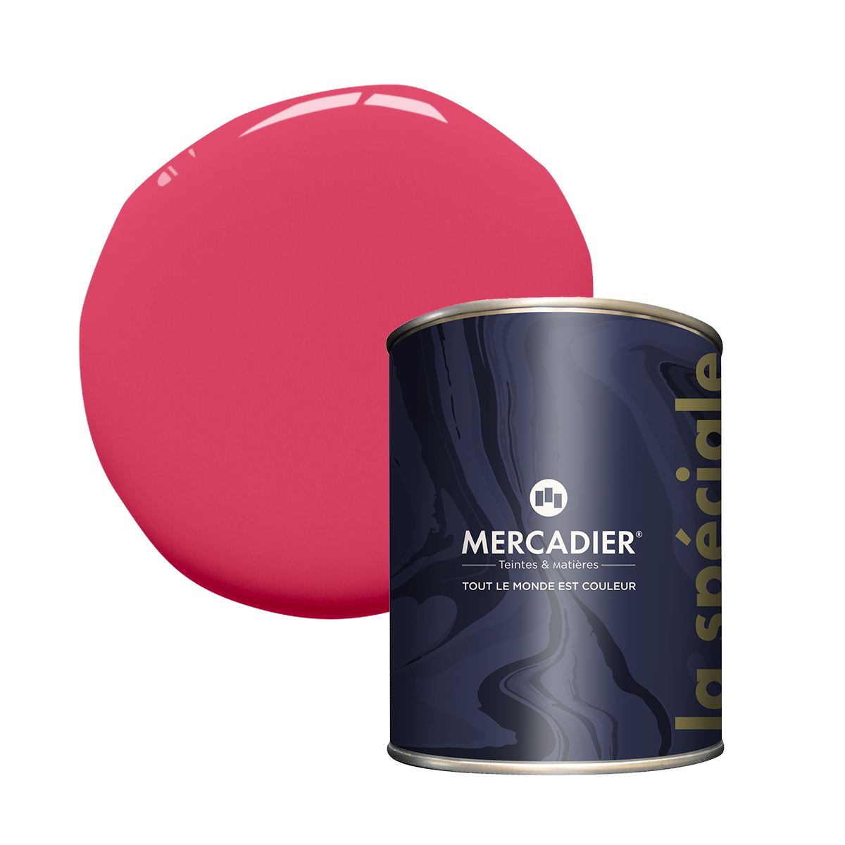 Peinture Mercadier - La Spéciale - Satin à brillant - Couleur  PITAYA - 2,5L