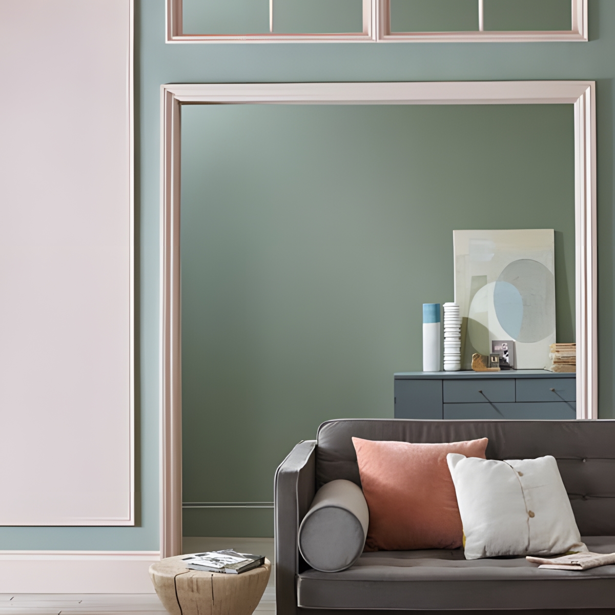 Peinture Modern Emulsion  - Mat Lavable  - Couleur 19 LICHEN - 2,5 Litres