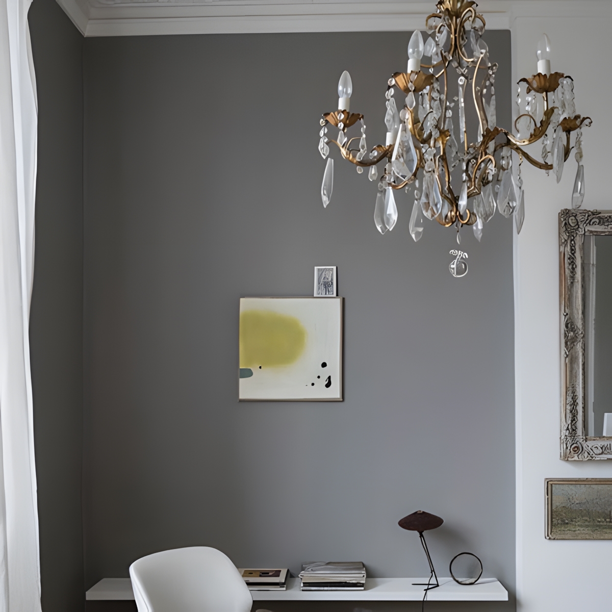 Peinture Modern Eggshell  -  Semi-brillant - Couleur 284 WORSTED -  0,75L