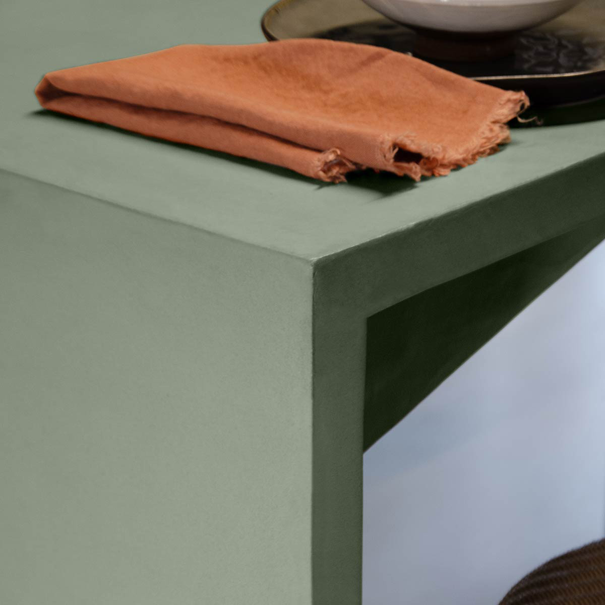 Béton Ciré - Enduit Béton Coloré - Agave - 29,5kg (Kit Poudre + Liant)