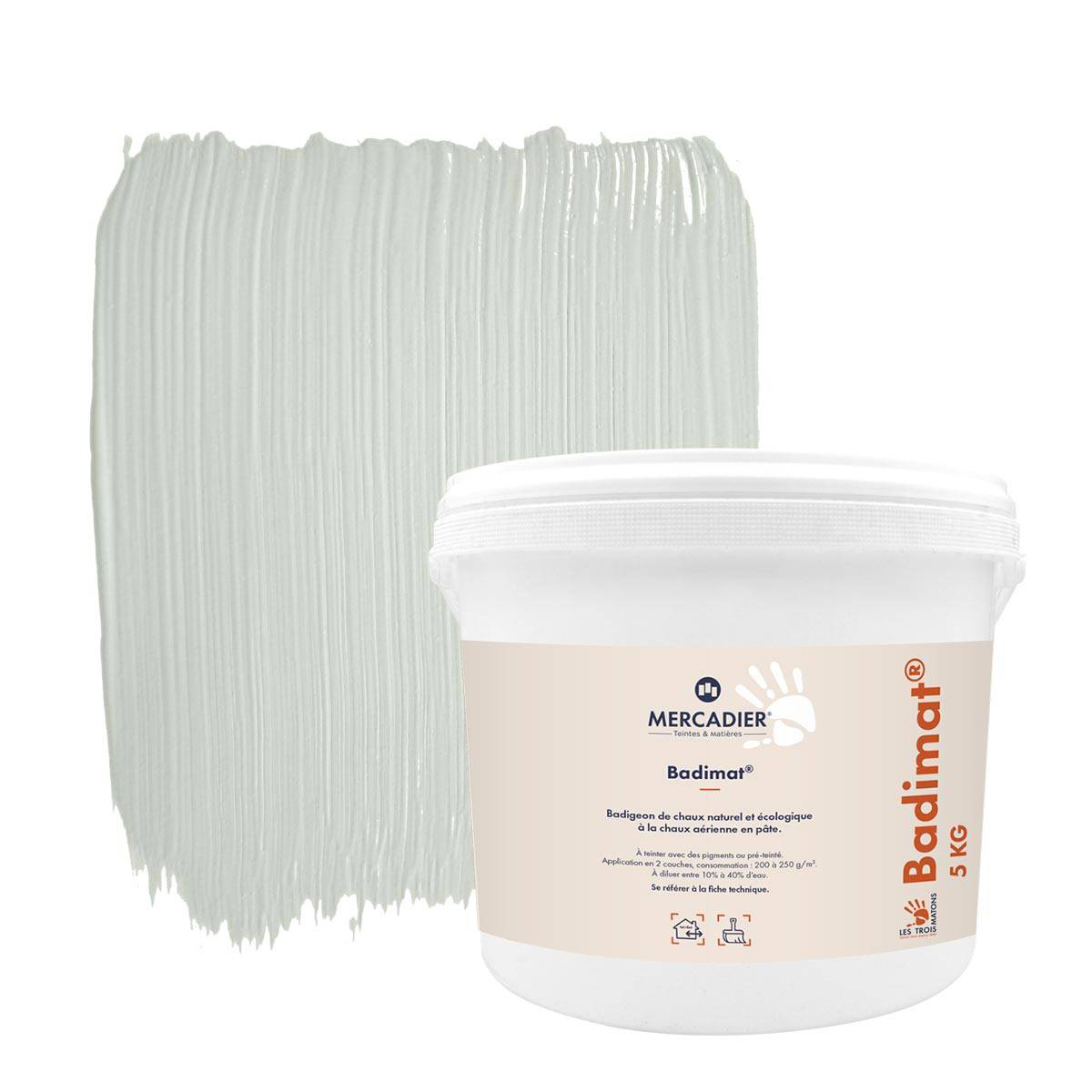 Badimat® - Couleur Aurigon - 5 kg - Badigeon de chaux - Pigments Poudre