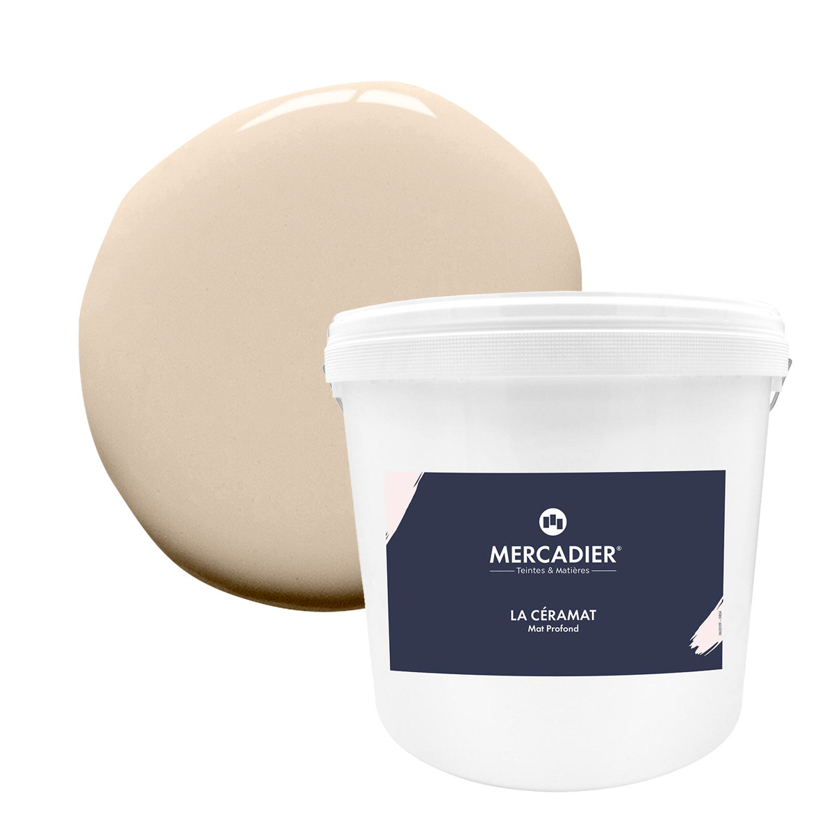 Peinture La Céramat - Mat Profond - Couleur HORTENSE - 10L